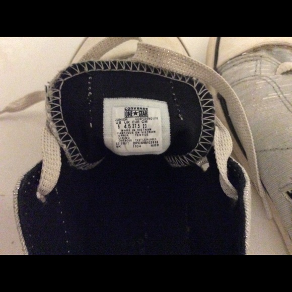 Converse One Star GUC shiny silver/grey - Picture 5 of 6